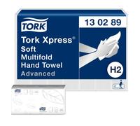 Tork 130289 Xpress Asciugamani intercalati Advanced Soft piegati a Z, 2 veli, compatibili con sistema H2, 21 x 180 asciugamani (25,5 x 21 cm)