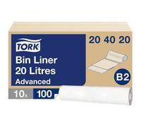 TORK 204020 Sacchetto per rifiuti 20 l Bianco 1000 pz.