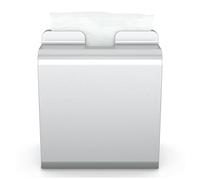Tork 274002 Xpressnap Dispenser in alluminio per tovaglioli intercalati, sistema N4, 20,9 cm x 17,8 cm x 15 cm (altez. x largh. x profon.), colore alluminio
