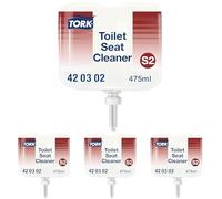 Tork 420302 Pulisci sedile igienico/wc Premium, compatibile con sistema S2, 1 x 475 ml (475 dosi), trasparente (Confezione da 4)