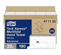 TORK 471132 neu Asciugamani di carta (L x L) 23.4 cm x 21.3 cm Bianco 1 pz.