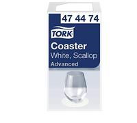 Tork 474474 Sottobicchiere monouso Advanced, altamente assorbente, 12 pacchetti x 250 sottobicchieri (3000 pz), colore bianco