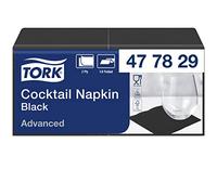Tork 477829 Tovagliolo Cocktail nero Advanced, 2 veli, 200 tovaglioli