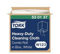 Tork Panno per pulizia 530137 Ultraresistente monovelo compatibile W1–W3 Bianco 280 pz