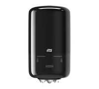 Tork 558008 Dispenser per asciugamani ad estrazione centrale Mini, sistema M1, 32,1 cm x 17,4 cm x 16,5 cm (altez. x largh. x profond.), Elevation design, colore nero