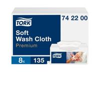 TORK 742200 Panni Di Lavaggio Morbidi Bianchi Scatola Da 8135 Unità