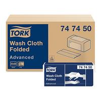 Tork Advanced Washcloth,folded,6-plywhite, 19x25 cm, H3, 1600 (20x80)/case, Bianco