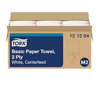 Tork Asciugamano Soft Centerfeed Bianco M2, ad alta assorbenza, 6 x 600 fogli, 121204