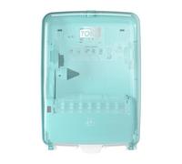 Tork Dispenser a parete di carta assorbente da cucina per postazioni di lavaggio, bianco e azzurro, W6