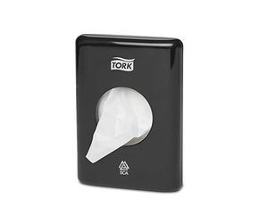 Tork Dispenser damesverbandzakjes zwart36x140x100 mm per stuk
