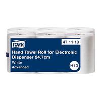 TORK ENMOTION HAND TOWEL 1PLY WHITE PK6