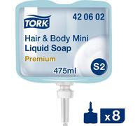 TORK Hair & Body Mini 420602 Sapone liquido 475 ml 8 pz.