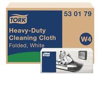 Tork Panno per la pulizia 530179 Heavy-Duty Bianco multiuso 1 strato 4x105 (420 pz)
