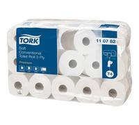 Tork 110782 Rotoli Carta Igienica tradizionale Advanced Extra Soft, 3 veli, compatibile con sistema T4, 30 rotoli (30 x 250 strappi), bianca