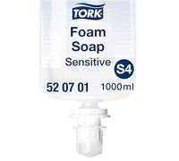 Tork Sapone a Schiuma Extradelicato S4, dermatologicamente testato, 6 flaconi da 1000 ml, 520701