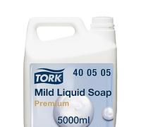 Tork Sapone liquido delicatamente profumato giallo chiaro, dermatologicamente testato, 5000ml, 400505