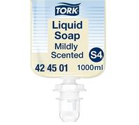 Tork Sapone liquido delicatamente profumato S4, 6 x 1000ml, 424501 | profumo fresco