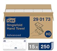 Tork Soft Singlefold Paper Hand Towels 290173 - H3 Advanced Folded Paper