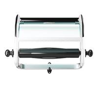 Tork Supporto da parete per salviette di carta bianco e turchese W1, montaggio a parete, linea Performance, 652100