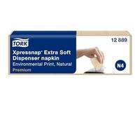 Tork Xpressnap Extra Morbidi Naturali per tovaglioli dispenser N4, 100% riciclato, 2 veli, 40 x 200 tovaglioli, 12889
