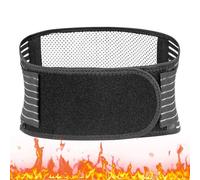 Tormalina Fascia Lombare Supporto Schiena,Fascia Lombare Riscaldamento,Fascia Lombare Posturale Regolabile per Uomo Donne,Cintura Riscaldante Fascia Supporto Lombare per Allevia il Mal di Schiena (M)