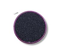 Tormalina nera naturale schiacciata pietra preziosa grossolana in polvere mat...