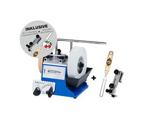 Tormek T-4 Original incl. SE-77 e scalpello in ciliegio small silver