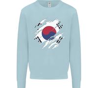 Torn Corea Del Sud Bandiera Coreana Giorno Calcio Bambini Felpa Maglione