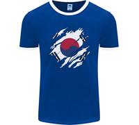 Torn Corea Del Sud Bandiera Coreana Giorno Calcio Uomo Ringer Fotl