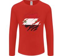 Torn Siria Bandiera Siriana Giorno Calcio Uomo Maniche