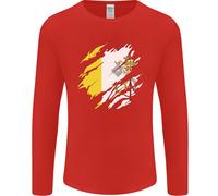 Torn Vaticano Bandiera Giorno Uomo Maniche