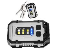 Torna A LED Flashlight - Torcia Tascabile A 8 Modalità, Luce A Clip Ricaricabile | Strumento FOB A Raggio Portatile, Illuminatore Compatto Per Zaino, Lampada Da Lavoro Notturno Magnetica, Attrezzatura