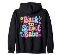 Torna a Scuola Babe Retro Groovy Carino Daisy Butterfly Felpa con Cappuccio