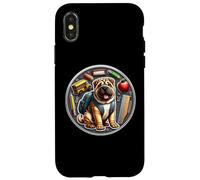 Torna a scuola cinese Shar-Pei Cane Ragazzi Ragazze Proprietario Studente Custodia per iPhone X/XS