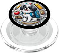 Torna A Scuola Mento Giapponese Cane Ragazzo Ragazza Bambini Proprietario PopSockets PopGrip per MagSafe