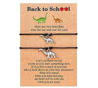 Torna a Scuola Regali Madre Figlia Bracciale Set per 3 Primo Giorno di Scuola Braccialetto Mamma e Io Bracciali per Madre Figlia Ragazza Parlando Orologio da polso, a, misura unica