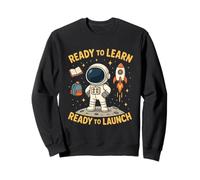 Torna a scuola Rocket Launch Space Impara il bambino studente Felpa