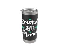 Torna alla scuola 2nd Grade Squad per insegnanti studenti Bicchiere termico in acciaio inox doppia parete