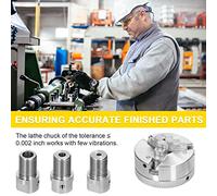 Torna Chuck, Mini Macchina Utensile a Tre Maschere Maschere Chuck Chuck Machine Tool Chuck (3 Jaws-3.17mm)