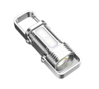Torna Di Portachiavi Mini Luminosa - Mini Torcia A LED Per Esterno | Luce Della Catena Chiave | Piccola Torcia Tascabile Ricaricabile | Torcia Portatile Per Ciclismo, Escursioni All'aperto, Avventure