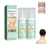 Torna Soluzione Brufolo,Spray per Brufoli Corpo,Esfoliante Schiena Pulizia Profonda,Facile da Usare,Delicato e di Facile Assorbimento,Adatto a Corpo,Petto e Schiena,2 Pezzi