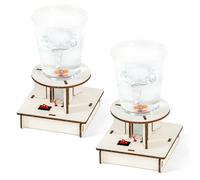 Tornado Maker 2 Set Tornado educativo in una bottiglia Simulatore magnetico scientifico Giocattoli alimentati a batteria per bambini per laboratorio di scienze, giocattoli e giochi di classe scien