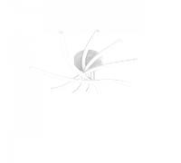 Plafoniera Moderna Tornado Alluminio Bianco Led 45W