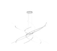 TORNADO SOSPENSIONE D.100 CM. BIANCO LUCE NATURALE 4000K 1163-S100 N-BI