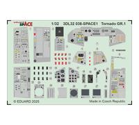 TORNADO SPAZIALE EDUARD 3DL32038 TG.1 (PER ITALERI) 1/32