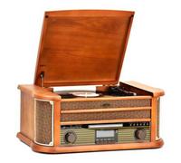 Tornamesa Reflexion HIF2002DAB Semiautomatica Marrone 33/45/78 RPM DAB+ FM CD Bluetooth