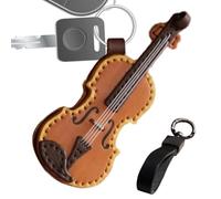 Tornario Per Lo Strumento Musicale Retrò, Portachiavi Per Strumenti Musicali Retrò, Portachiavi Per Violino In Pelle Vintage | Elegante Simbolo Musicale Keyring Con Accenti In Pelle Finta, Fascino Del