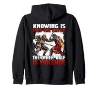 Torneo dei Cavalieri Hema Torneo Bouhourt Guerrieri Buhurt Felpa con Cappuccio