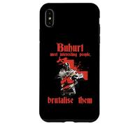 Torneo di Buhurt con abito da cavaliere vintage di Buhurt Custodia per iPhone XS Max