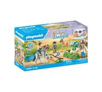 Playmobil horse of waterfall 71495 torneo di equitazione dei pony per bambini dai 4 anni
